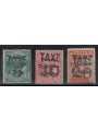 TRENTINO (BZ3) 1918-19 Venezia Tridentina (TAXE and horizontal figures) 3v MH* ©