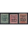 TRENTINO (BZ3) 1918-19 Trento and Trieste (TAXE and horiz. figures) 3v MNH**