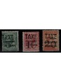 TRENTINO (BZ3) 1918-19 Trento and Trieste (TAXE and horizontal figures) 3v MH*
