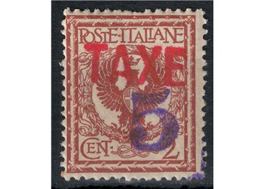 TRENTINO (BZ3) 1918-19 Floreale 2c (TAXE in rosso e cifra viol.) MNH** ©