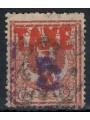 TRENTINO (BZ3) 1918-19 Floreale 2c (TAXE in rosso e cifra viol.) us ©