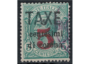 TRENTINO (BZ3) 1918-19 Trento and Trieste (TAXE in black and figure in red) us