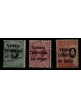 TRENTINO (BZ3) 1918-19 Venezia Tridentina (overlay figure) 3v us