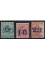 TRENTINO (BZ3) 1918-19 Trento e Trieste (soprast. cifra) 3v MNH**