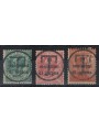 TRENTINO (BZ3) 1918-19 Trento e Trieste (soprast. T) 3v MNH** ©