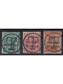 TRENTINO (BZ3) 1918-19 Trento e Trieste (soprast. T) 3v us ©