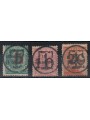 TRENTINO (BZ3) 1918-19 Trento and Trieste (overlay T + number) 3v MH* ©