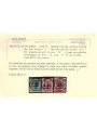 TRENTINO (BZ3) 1918-19 Trento e Trieste (soprast. T + cifra) 3v MH* ©