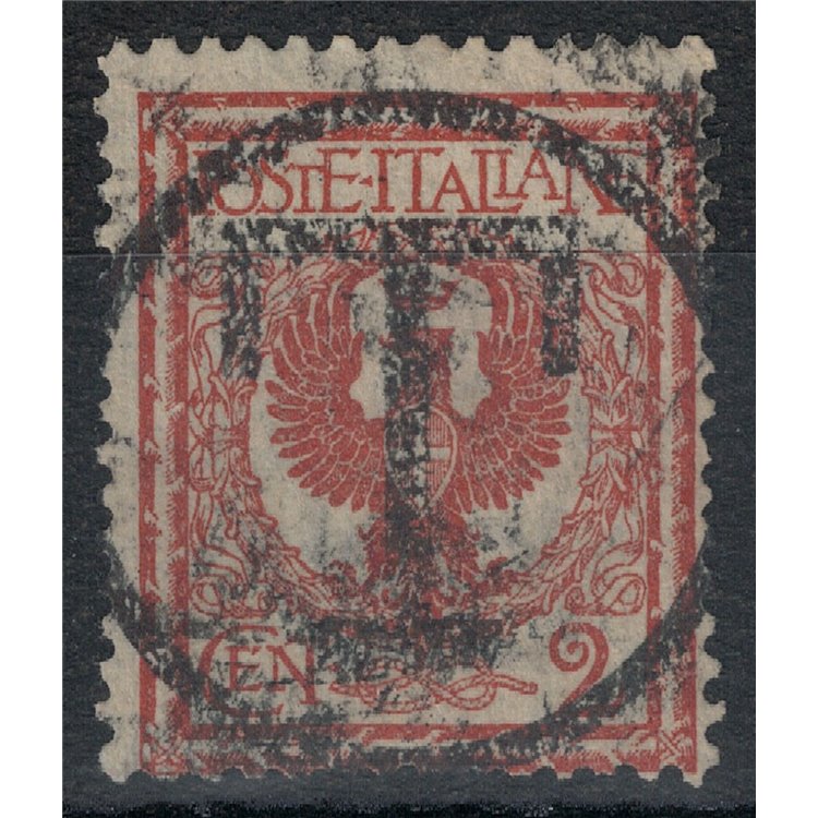 TRENTINO (BZ3) 1918-19 Floral 2c (T overlay) us ©