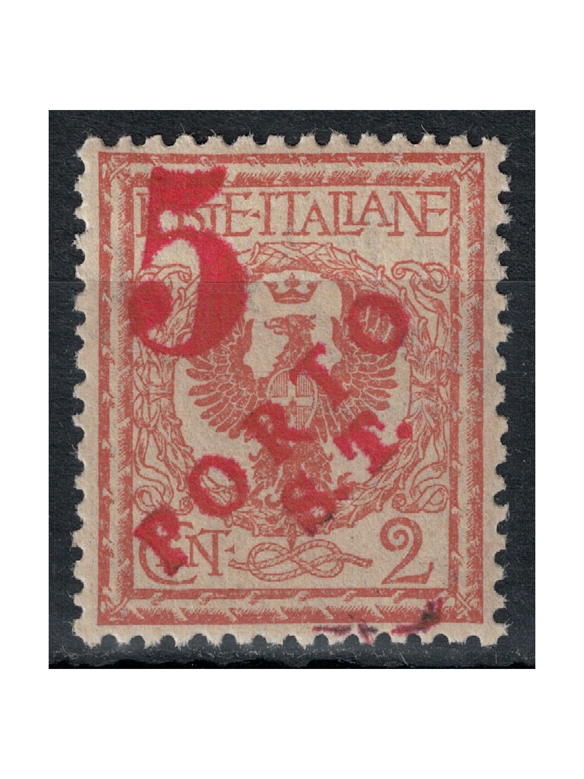 TRENTINO (BZ3) 1918-19 Floral 2c (5 PORTO ST machine-stamped) MNH** ©