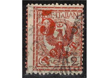 TRENTINO (BZ3) 1918-19 Floral 2c (5 PORTO ST machine-made) us ©