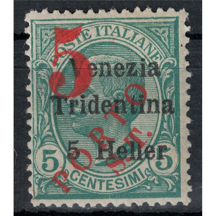 TRENTINO (BZ3) 1918-19 Venezia Tridentina (5 PORTO S.T.) MNH** ©