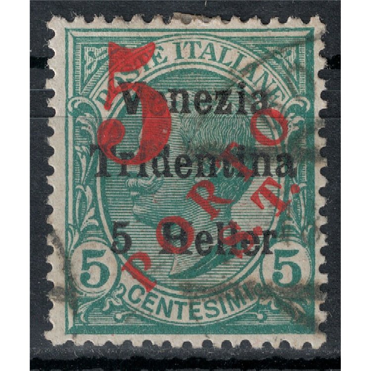 TRENTINO (BZ3) 1918-19 Venezia Tridentina (5 PORTO ST) us ©