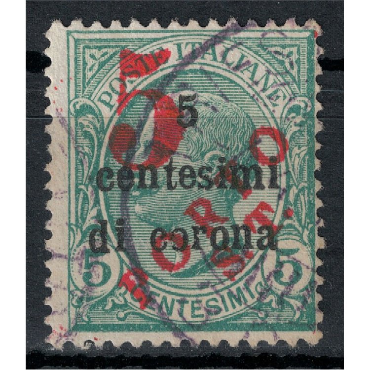 TRENTINO (BZ3) 1918-19 Trento and Trieste (5 PORTO ST) us ©
