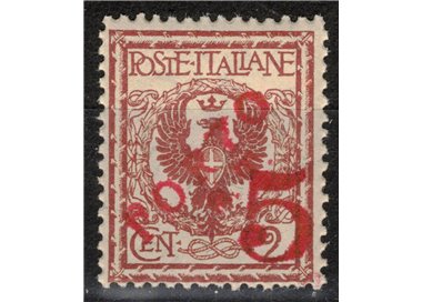 TRENTINO (BZ3) 1918-19 Floreale 2c (PORTO S.T. 5) MNH** ©