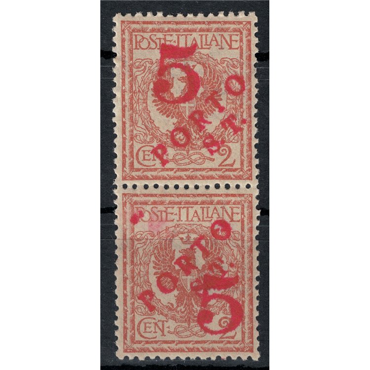 TRENTINO (BZ3) 1918-19 Floral 2c (5 PORTO ST and ST PORTO 5) 2v MNH** ©