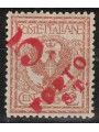TRENTINO (BZ3) 1918-19 Floreale 2c (5 PORTO S.T. su 3 righe) MNH** ©