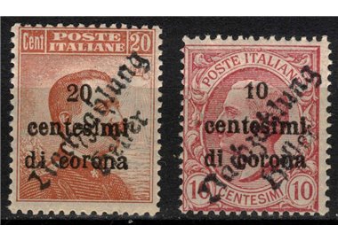 TRENTINO (TYROL AND WOOL) 1919 10c pink + 20c orange 2v MNH** ©