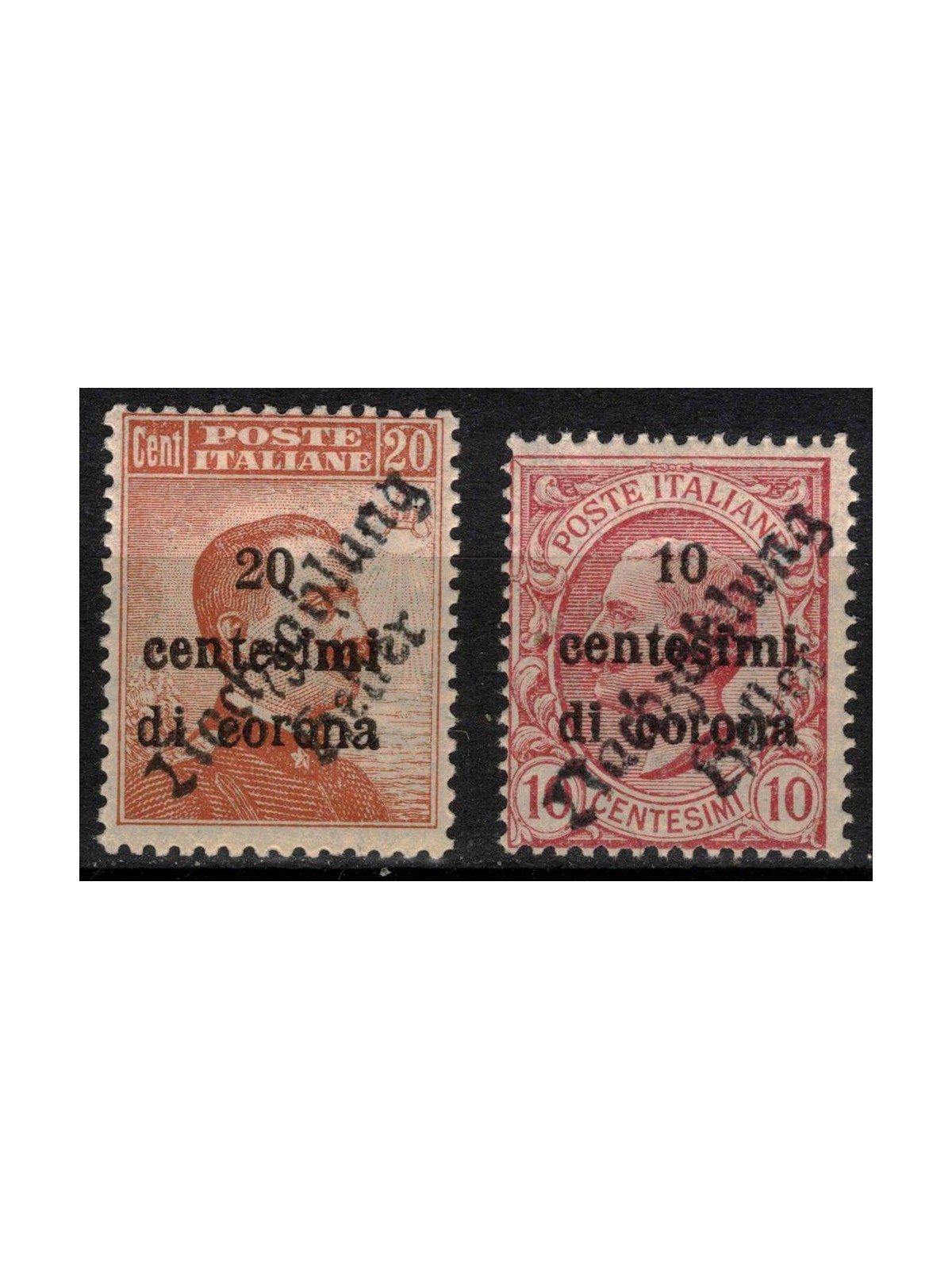 TRENTINO (TYROL AND WOOL) 1919 10c pink + 20c orange 2v MNH** ©