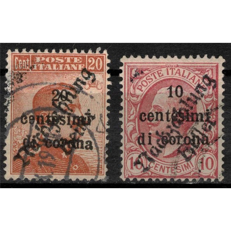 TRENTINO (TYROL AND WOOL) 1919 10c pink + 20c orange 2v us ©