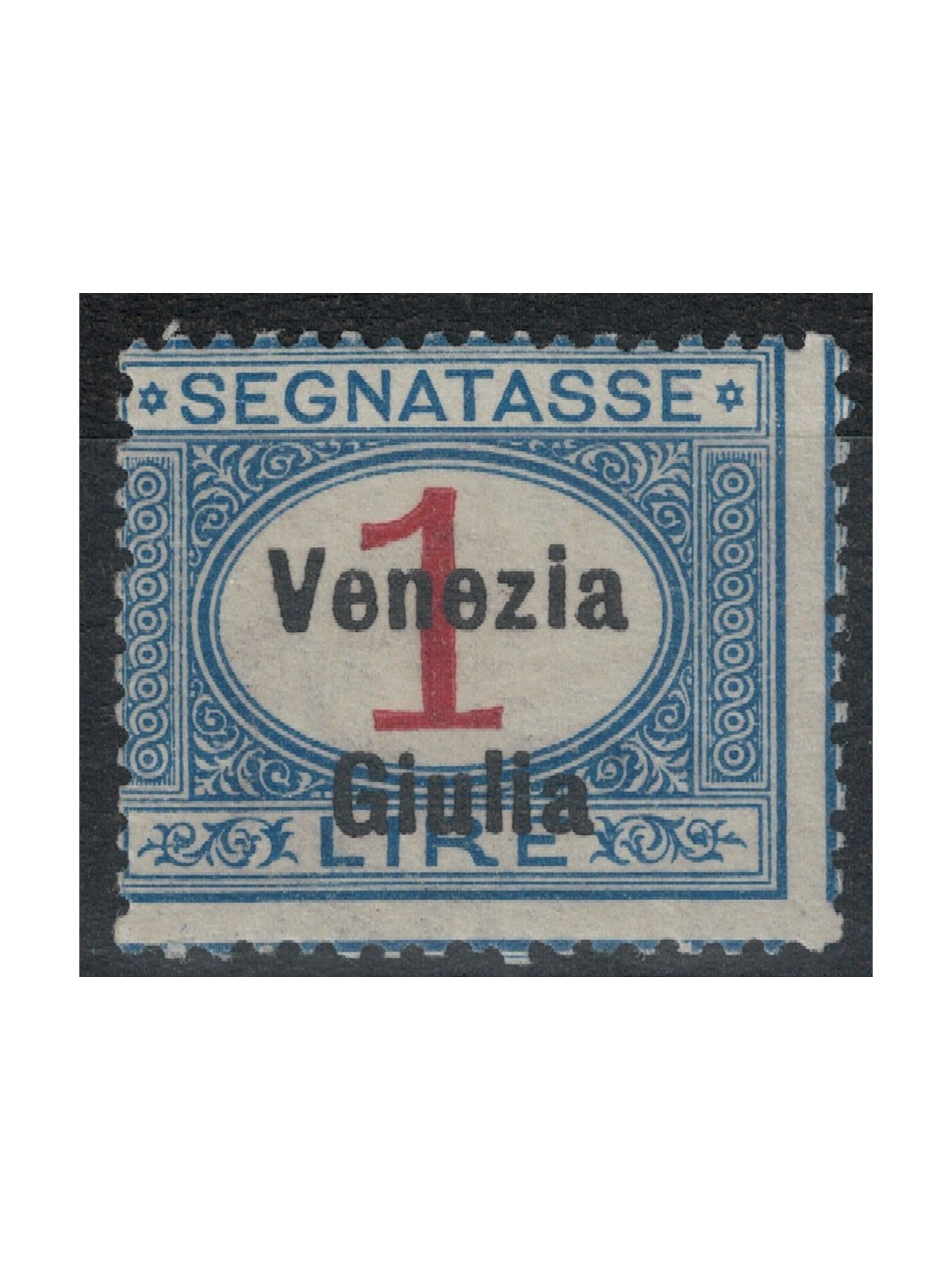 VENICE GIULIA 1918 Postage Due £1 blue and carmine MNH** ©