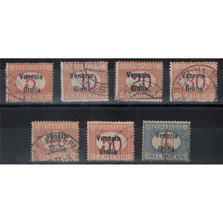 VENEZIA GIULIA 1918 Segnatasse 7v us ©