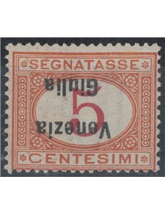 VENEZIA GIULIA 1918 Postage Due Variety 5c (upside down) MNH**