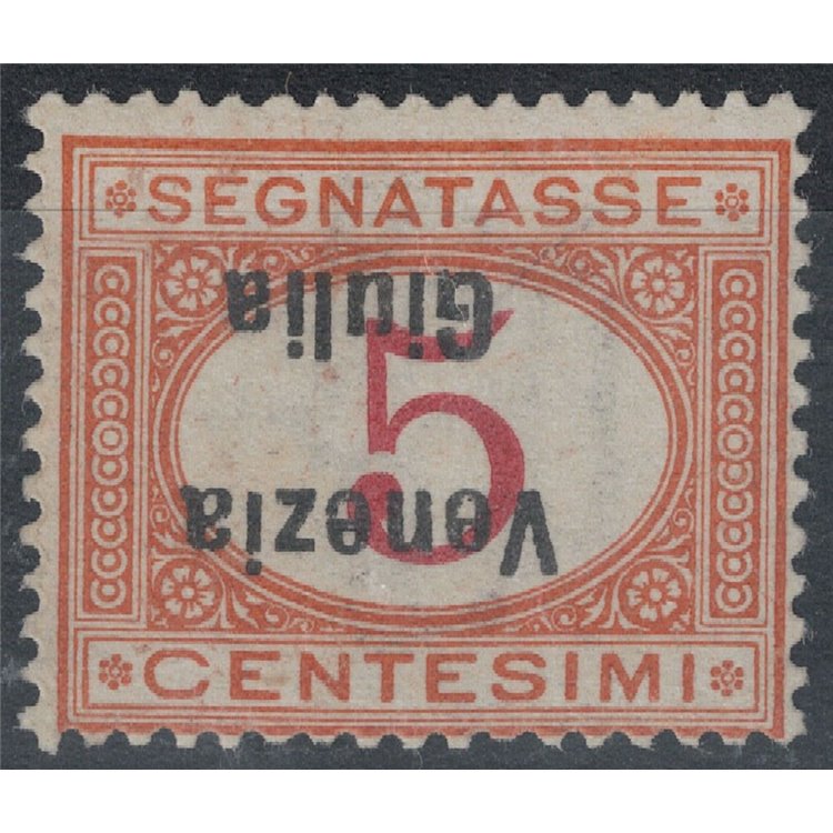 VENEZIA GIULIA 1918 Postage Due Variety 5c (upside down) MNH**