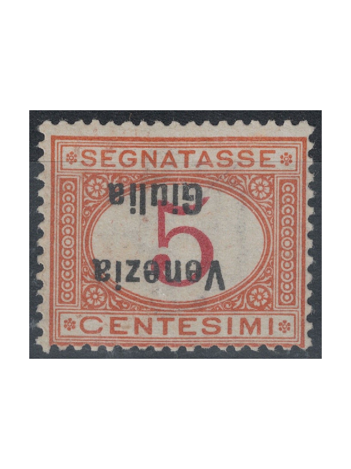 VENEZIA GIULIA 1918 Postage Due Variety 5c (upside down) MNH**