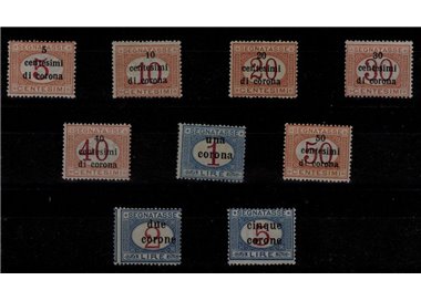 TRENTO AND TRIESTE 1919 Postage due 9v MNH** ©