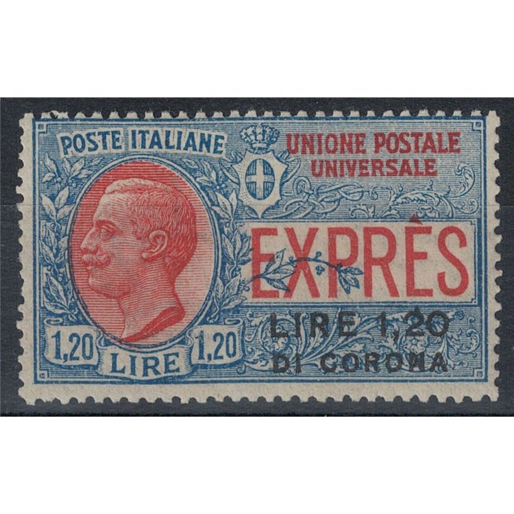 DALMAZIA 1922 Espresso (non emesso) MNH** ©