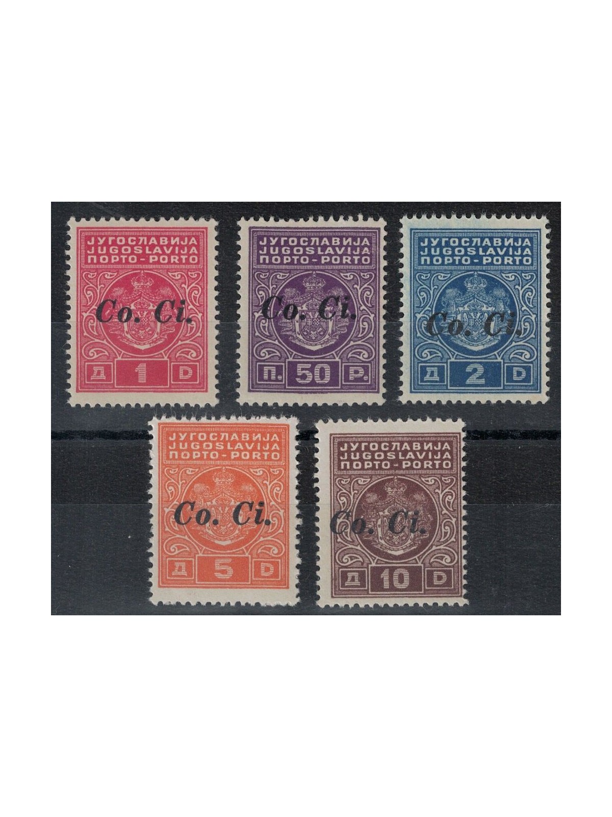 LUBIANA 1941 Segnatasse (Co.Ci.) 5v MNH**
