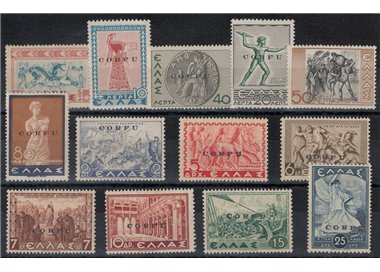 CORFU' (OCC. ITALIANA) 1941 Soggetti vari 13v MNH** ©