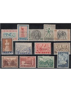 CORFU' (ITALIAN WEST) 1941 Various subjects 13v MH* ©