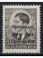 MONTENEGRO 1941 Varietà 25p nero (Црнк) MH* ©