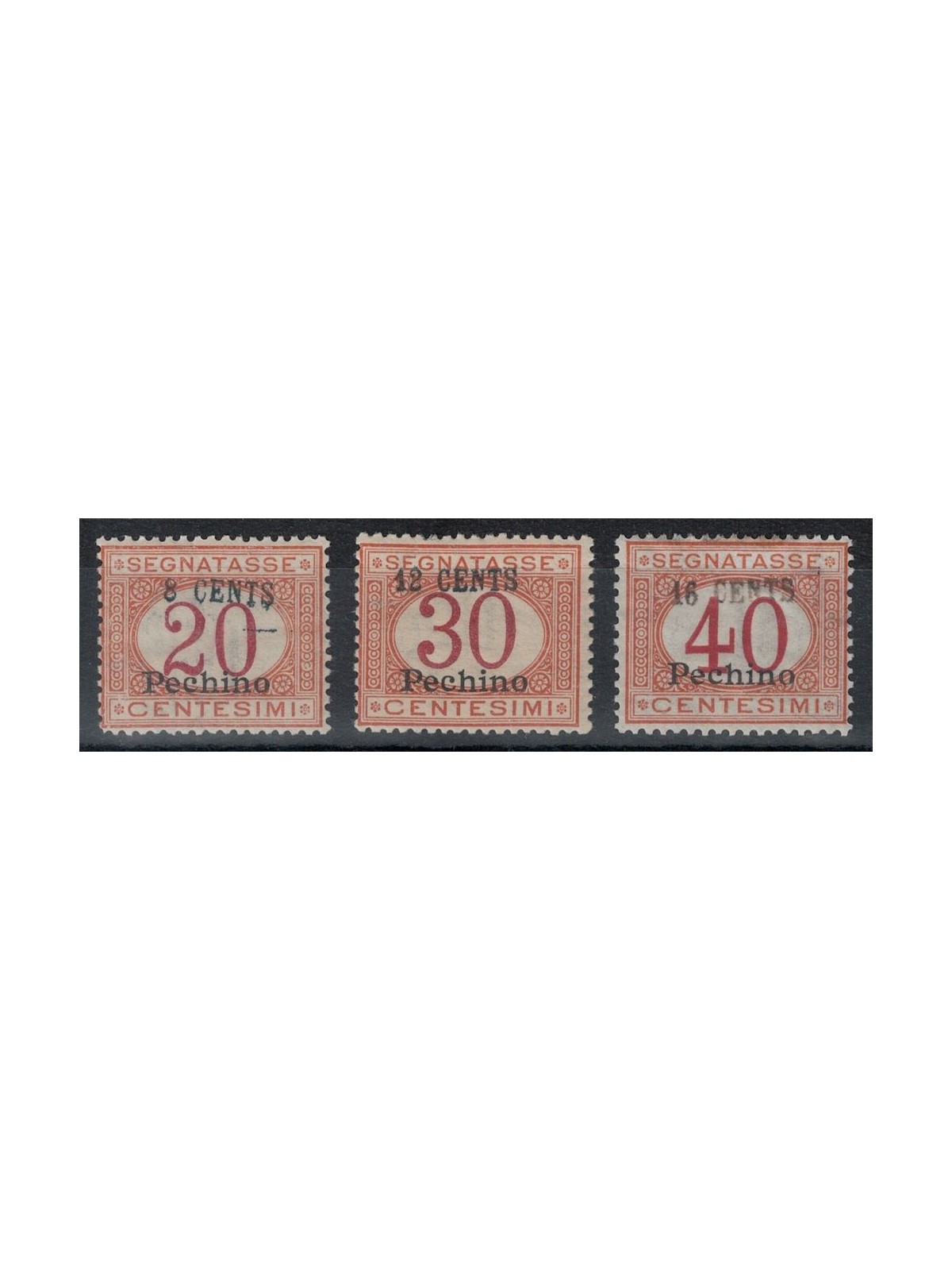 LEVANTE (PECHINO) 1918 Segnatasse 3v MNH** ©