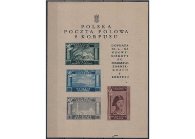 POLISH CORPS 1946 Polish victories in Italy s/s MNH**