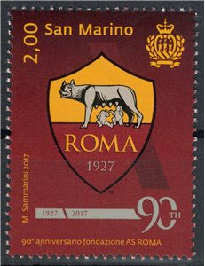 SAN MARINO 2017 AS Roma MNH**
