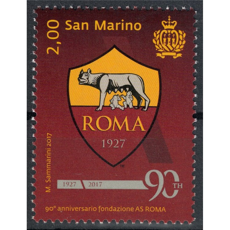 SAN MARINO 2017 AS Roma MNH**
