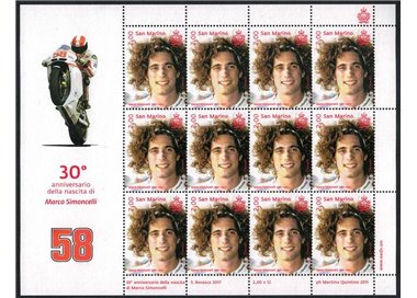 SAN MARINO 2017 Marco Simoncelli MF MNH**