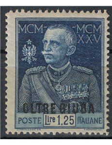 BEYOND GIUBA 1925-26 King's Jubilee 1.25£ dent. 13¼ MH*