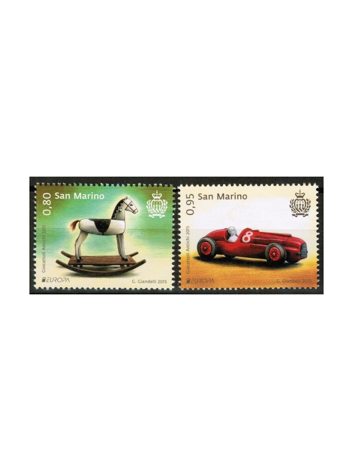 SAN MARINO 2015 Europe 2v MNH**