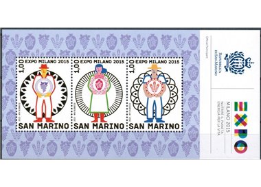 SAN MARINO 2015 Expo 2015 s/s MNH**
