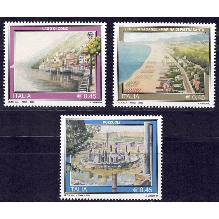 ITALIA 2006 Turismo 3v MNH**