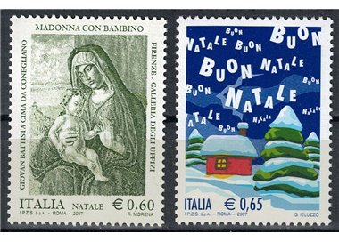 ITALY 2007 Christmas 2v MNH**