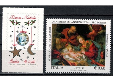 ITALIA 2009 Natale 2v MNH**