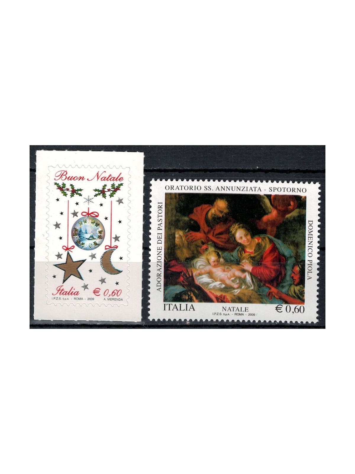ITALY 2009 Christmas 2v MNH**