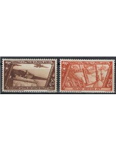 ITALY KINGDOM 1932 Tenth anniversary march on Rome (airmail) 2v MH*