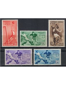 ITALY KINGDOM 1934 5-a-side football championship MH*