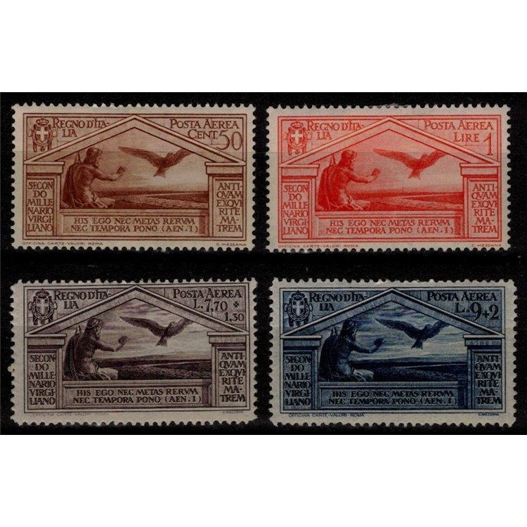 ITALY KINGDOM 1930 Bimillennium Virgil (airmail) 4v MH*